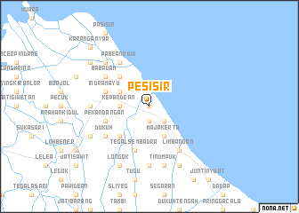 map of Pesisir