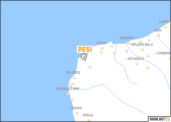 map of Pesi