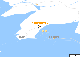 map of Peskivitsy