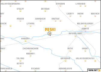 map of Peski