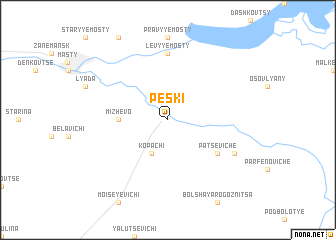 map of Peski