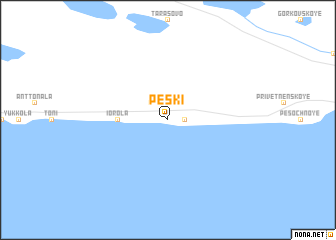 map of Peski