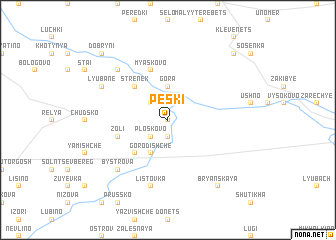 map of Peski