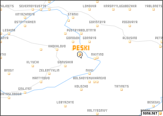 map of Peski