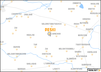 map of Peski