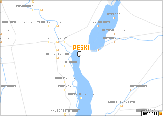 map of Peski