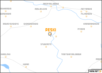 map of Peski