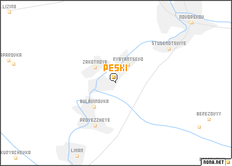 map of Peski