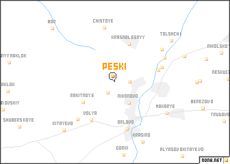 map of Peski