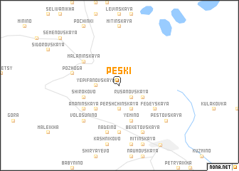 map of Peski