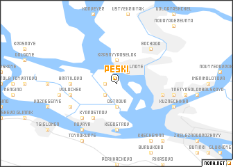 map of Peski