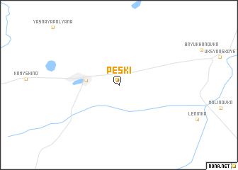 map of Peski