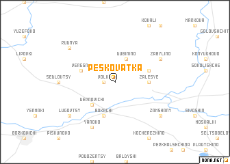 map of Peskovatka