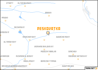 map of Peskovatka