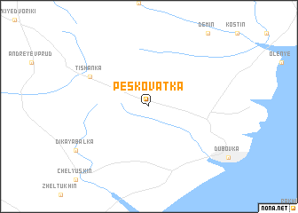 map of Peskovatka