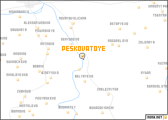 map of Peskovatoye