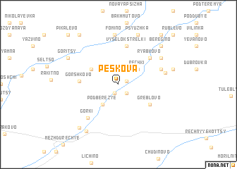 map of Peskova