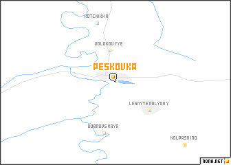 map of Peskovka