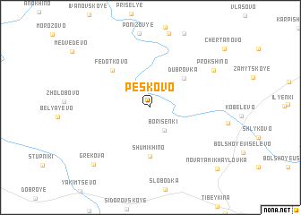 map of Peskovo