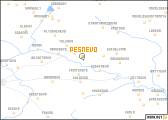 map of Pesnevo
