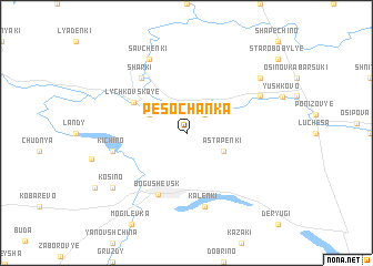 map of Pesochanka