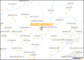 map of Pesochenskiy