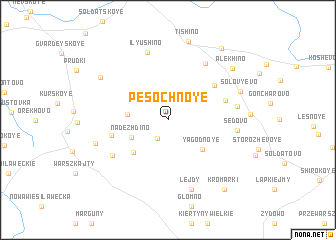 map of Pesochnoye