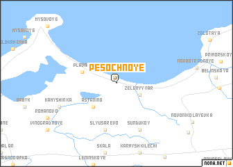 map of Pesochnoye