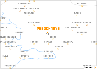 map of Pesochnoye