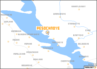 map of Pesochnoye