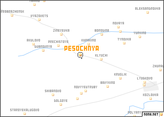 map of Pesochnya