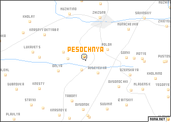 map of Pesochnya