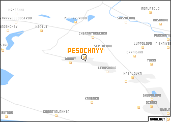 map of Pesochnyy