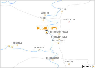 map of Pesochnyy