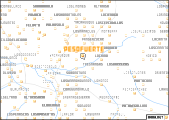 map of Peso Fuerte