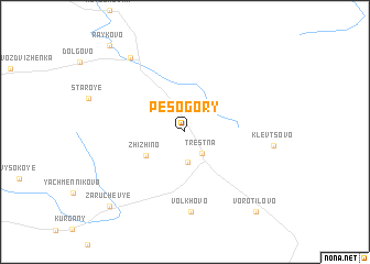 map of Pesogory