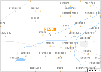 map of Pesok