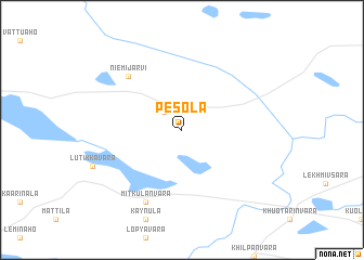 map of Pesola