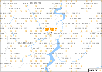 map of Pesoz