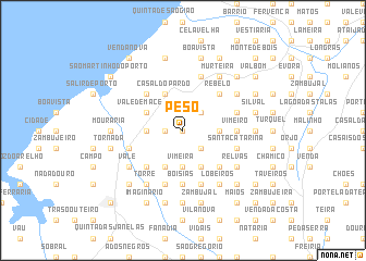 map of Peso