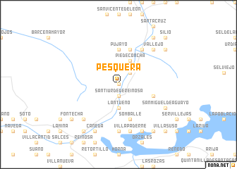 map of Pesquera
