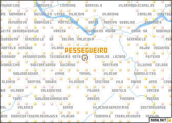 map of Pessegueiro