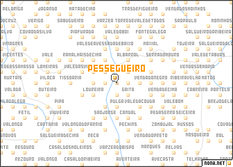 map of Pessegueiro