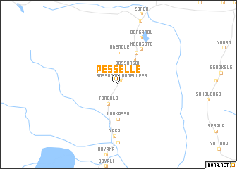 map of Pessellé