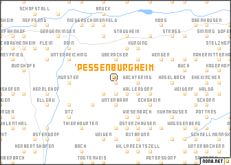 map of Pessenburgheim