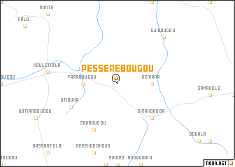 map of Péssérébougou