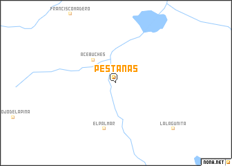 map of Pestañas