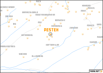 map of Pesteh