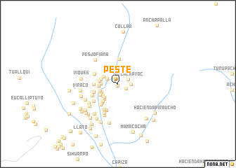 map of Peste