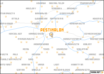 map of Pestimalom